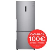 Frigorifero combinato 70cm | Classe E, 462L | Wi-Fi, Door & Linear Cooling, Fresh Balancer, No frost | Inox